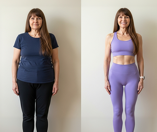 Resultado real de Ketoway: Linda S., 57 años. El antes y después de una usuaria tras seguir el plan de alimentación keto personalizado de Ketoway para perder peso Resultado real de Ketoway: Linda S., 57 años. El antes y después de una usuaria tras seguir el plan de alimentación keto personalizado de Ketoway para perder peso